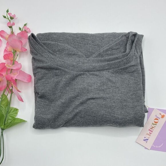 Women’s Hacci Knit Ultra Soft Comfy Sleep Lounge Pajama Long Sleeve Shirt Size M - Picture 2 of 4